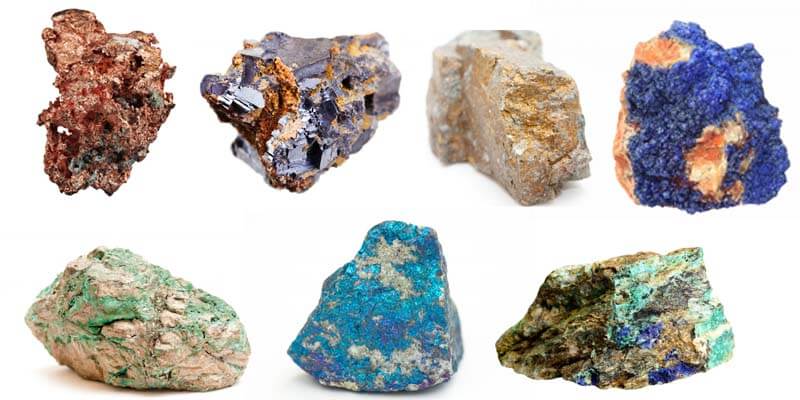 انواع سنگ معدن مس